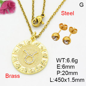 Fashion Brass Sets  F3S008640aaik-G030