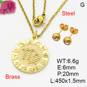 Fashion Brass Sets  F3S008644aaik-G030