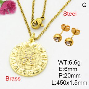 Fashion Brass Sets  F3S008645aaik-G030