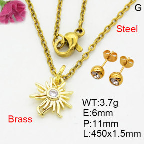 Fashion Brass Sets  F3S008648aahi-G030