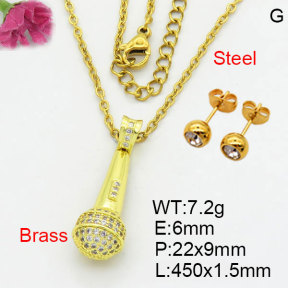 Fashion Brass Sets  F3S008655aakh-G030