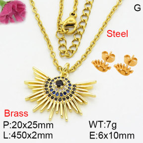 Fashion Brass Sets  F3S008656aaji-G030