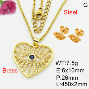 Fashion Brass Sets  F3S008658bblo-G030