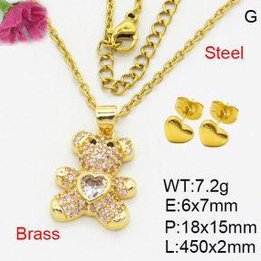 Fashion Brass Sets  F3S008665bbmh-G030