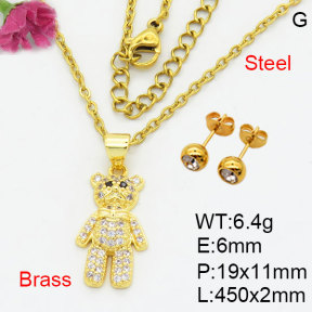 Fashion Brass Sets  F3S008667aaji-G030