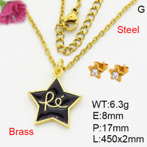 Fashion Brass Sets  F3S008669aahn-G030