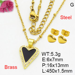 Fashion Brass Sets  F3S008678aaik-G030