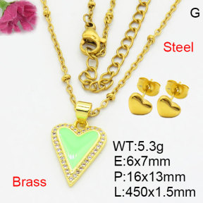 Fashion Brass Sets  F3S008679aaik-G030