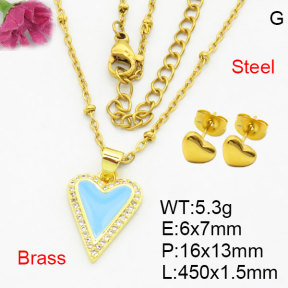 Fashion Brass Sets  F3S008680aaik-G030