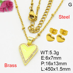 Fashion Brass Sets  F3S008682aaik-G030