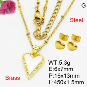 Fashion Brass Sets  F3S008684aaik-G030