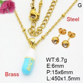 Fashion Brass Sets  F3S008688aajl-G030