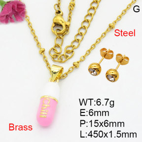 Fashion Brass Sets  F3S008689aajl-G030