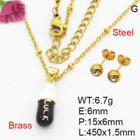 Fashion Brass Sets  F3S008691aajl-G030