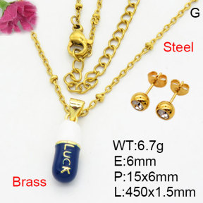 Fashion Brass Sets  F3S008692aajl-G030