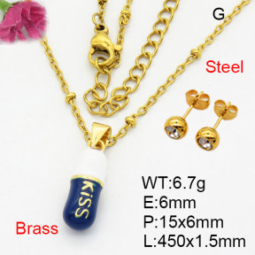 Fashion Brass Sets  F3S008697aajl-G030