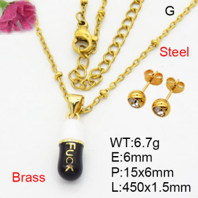 Fashion Brass Sets  F3S008701aajl-G030