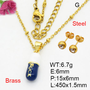 Fashion Brass Sets  F3S008702aajl-G030