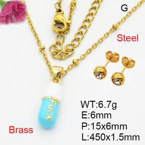 Fashion Brass Sets  F3S008703aajl-G030