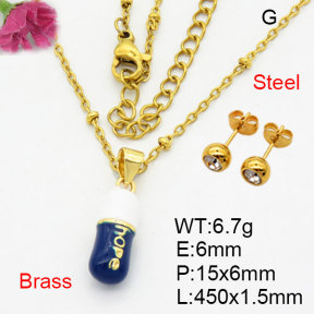 Fashion Brass Sets  F3S008707aajl-G030