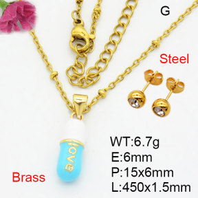 Fashion Brass Sets  F3S008713aajl-G030