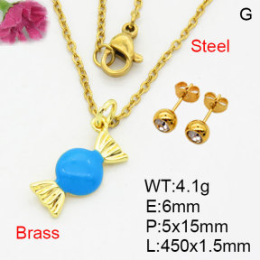 Fashion Brass Sets  F3S008719aahn-G030