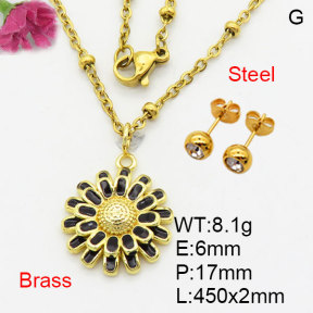 Fashion Brass Sets  F3S008725avja-G030