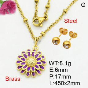 Fashion Brass Sets  F3S008726avja-G030