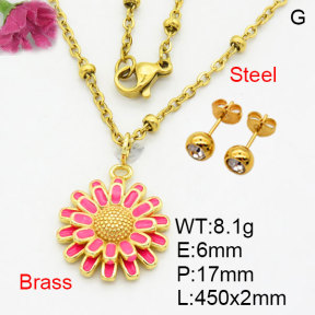 Fashion Brass Sets  F3S008728avja-G030