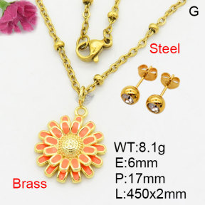 Fashion Brass Sets  F3S008729avja-G030