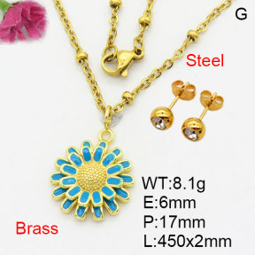 Fashion Brass Sets  F3S008730avja-G030