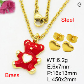 Fashion Brass Sets  F3S008745avja-G030