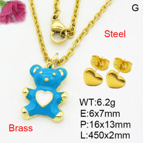 Fashion Brass Sets  F3S008748avja-G030