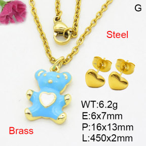 Fashion Brass Sets  F3S008749avja-G030