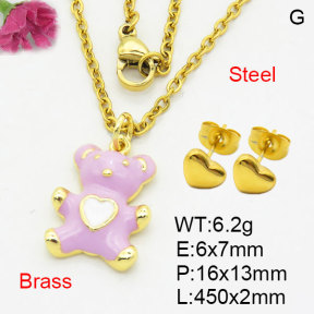 Fashion Brass Sets  F3S008751avja-G030