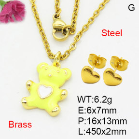 Fashion Brass Sets  F3S008752avja-G030