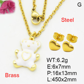 Fashion Brass Sets  F3S008753avja-G030