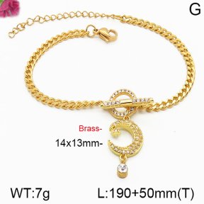 Fashion Brass Bracelet  F5B400110vhkb-J48
