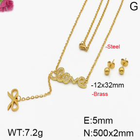 Fashion Brass Sets  F5S000132bhia-J48