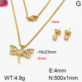 Fashion Brass Sets  F5S000143bhia-J48