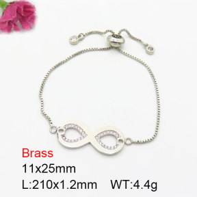 Fashion Brass Bracelet  F3B404725bbnm-G030