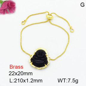 Fashion Brass Bracelet  F3B404727vbmb-G030