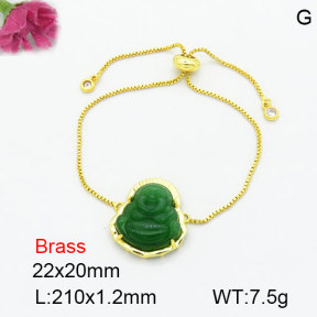 Fashion Brass Bracelet  F3B404729vbmb-G030