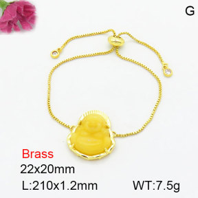 Fashion Brass Bracelet  F3B404730vbmb-G030