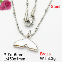 Fashion Brass Necklace  F3N300542bvlm-G030