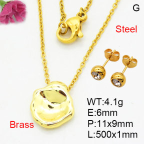 Fashion Brass Sets  F3S008790aahm-G030