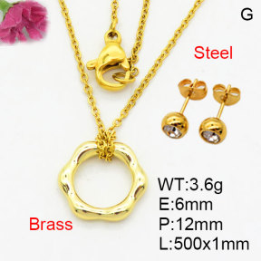 Fashion Brass Sets  F3S008793aahm-G030