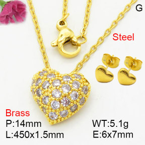 Fashion Brass Sets  F3S008798aajh-G030