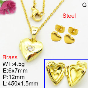 Fashion Brass Sets  F3S008806aahl-G030