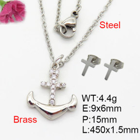 Fashion Brass Sets  F3S008809aakm-G030